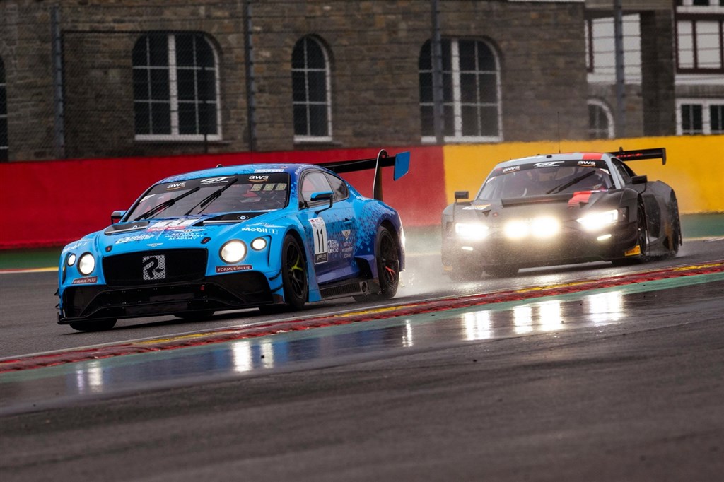 Nicolai Kjærgaard i Bentley Continental GT3, Spa test, 09/2020.